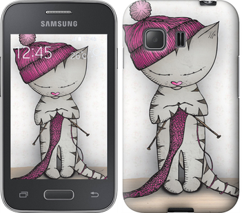 

Чехол Кошка рукодельница для Samsung Galaxy Young 2 G130h 584150