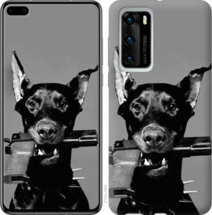 

Чохол Доберман на Huawei P40 932771