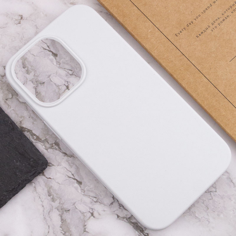 Купить Чехол Silicone Case Full Protective (AA) NO LOGO для Apple iPhone 16 Pro (6.3") (Белый / White) на vchehle.ua