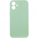 Чехол Silicone Case Full Camera Protective (AA) NO LOGO для Apple iPhone 12 (6.1") (Зеленый / Pistachio)