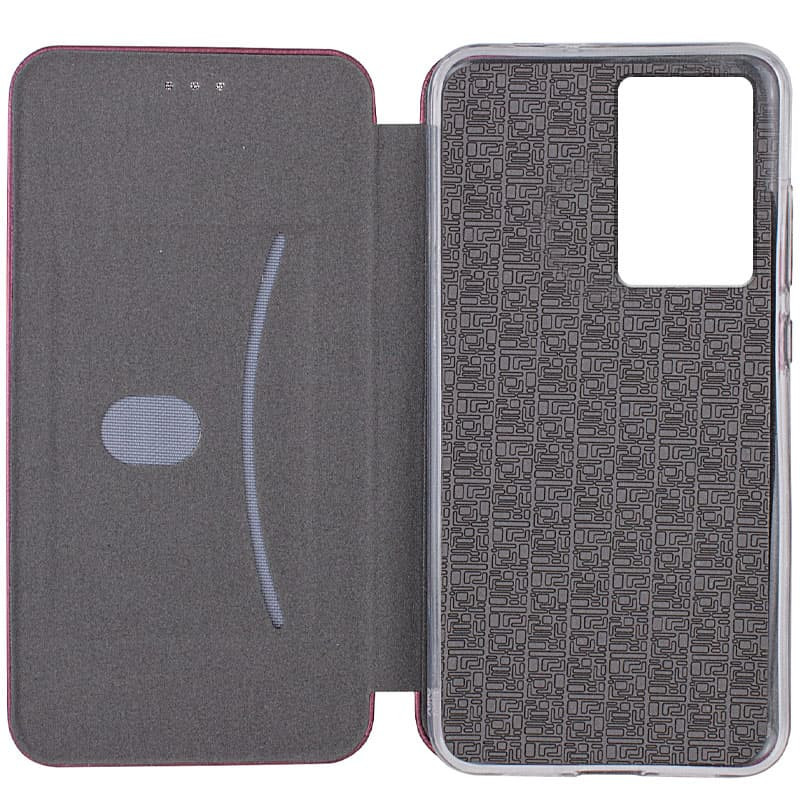 Фото Шкіряний чохол-книжка Classy на Oppo A57s / A77s (Бордовий) в маназині vchehle.ua