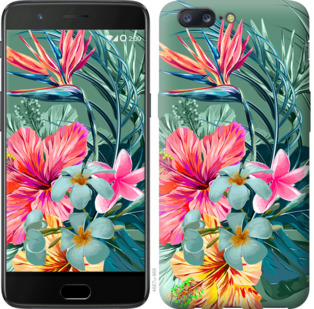 

Чехол Тропические цветы v1 для OnePlus 5 845425