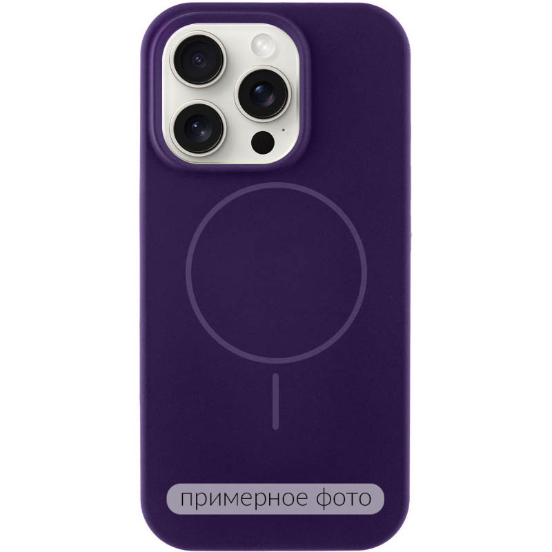 Чохол Silicone Case Full Protective (AA) NO LOGO with Magnetic Safe на Apple iPhone 15 Plus (6.7") (Фіолетовий / Amethyst)