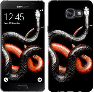 

Чохол Червоно-чорна змія на чорному тлі на Samsung Galaxy A7 (2016) A710F 481964