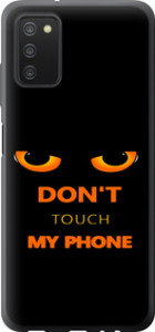 Чехол Don't touch the phone для Samsung Galaxy A03s A037F