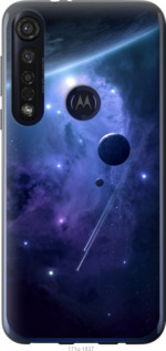 

Чехол Планеты в синем космосе для Motorola G8 Plus 1577067