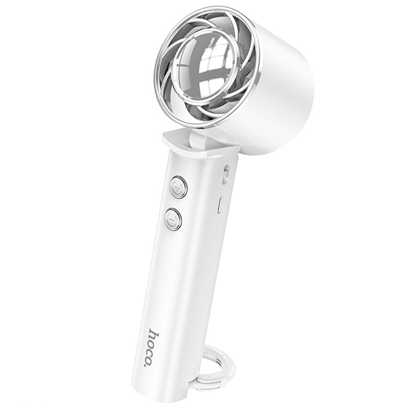 Заказать Портативный вентилятор Hoco HX61 Exquisite handheld folding fan 1200 mAh (White) на vchehle.ua