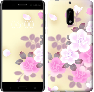 

Чехол Японские цветы для Nokia 6 189535
