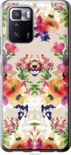 

Чехол Цветочный узор для Xiaomi Poco X3 GT 1389443