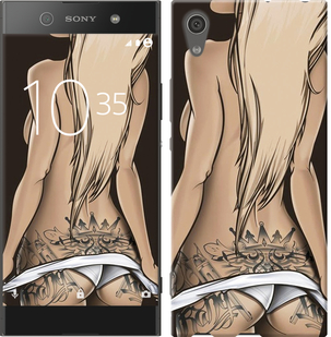 

Чехол Девушка с татуировкой для Sony Xperia XA1 Dual 644315