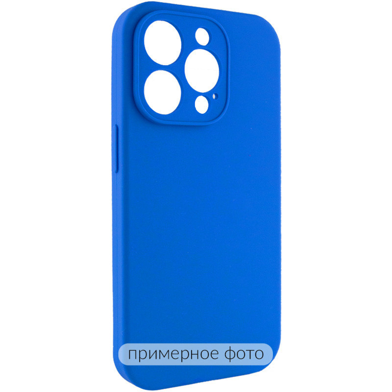 Фото Чохол Silicone Case Full Protective (AA) NO LOGO на Apple iPhone 16 Pro (6.3") (Синій / Capri Blue) на vchehle.ua