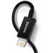 Фото Дата кабель Baseus Superior Series Fast Charging Lightning Cable 2.4A (1m) (CALYS-A) (Чорний) в маназині vchehle.ua