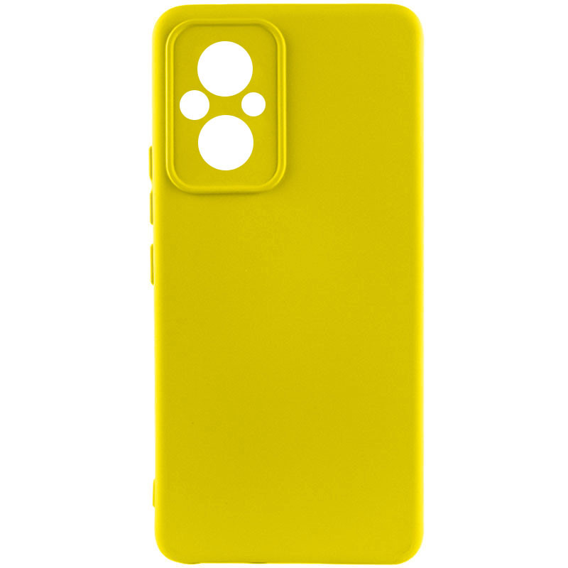 Чохол Silicone Cover Lakshmi Full Camera (A) на Xiaomi Poco M5 (Жовтий / Flash)