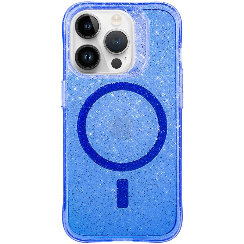 Чохол TPU Radiance with Magnetic safe для Apple iPhone 13 Pro Max (6.7") (Blue)