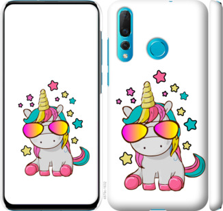 

Чехол Единорог в очках для Huawei Nova 4 911849