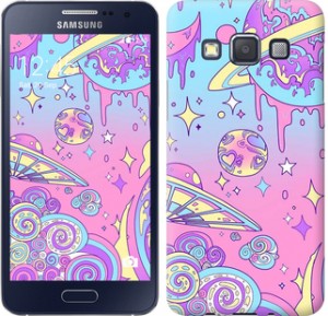 Чехол Розовая галактика для Samsung Galaxy A3 A300H