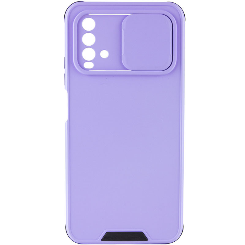 

TPU+PC чохол Lens series для Xiaomi Redmi Note 9 4G (Бузковий) 1213117