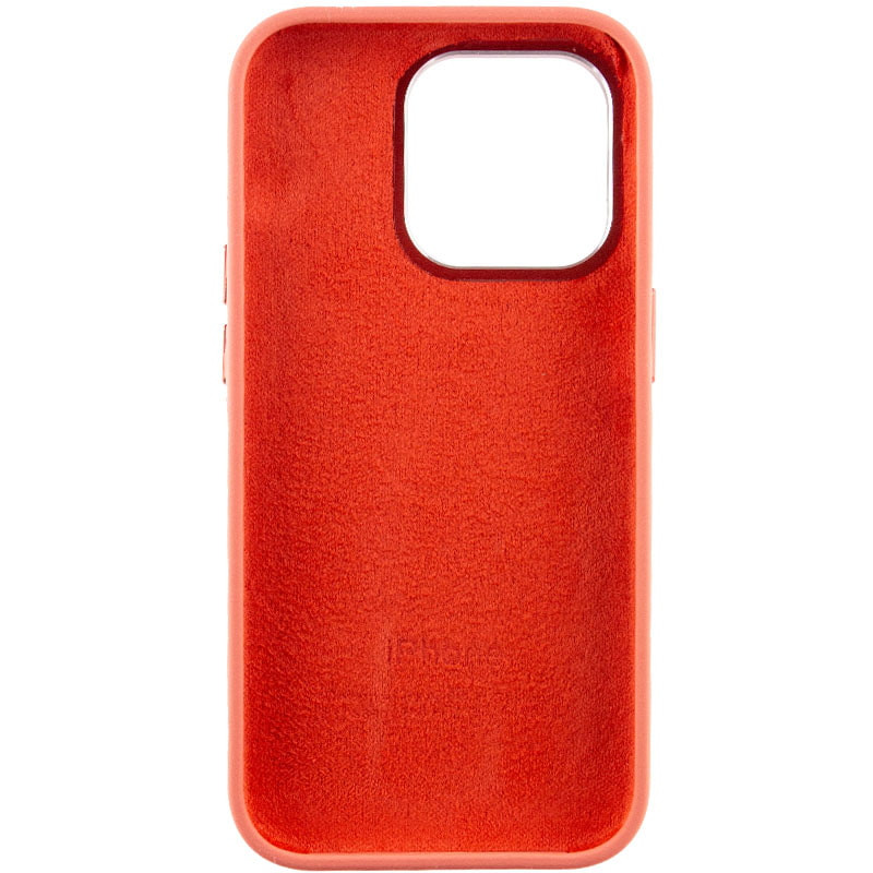 Чохол Silicone Case Metal Buttons (AA) на Apple iPhone 14 Pro (6.1") (Эстетический дефект / Рожевий / Pink Pomelo) в магазині vchehle.ua
