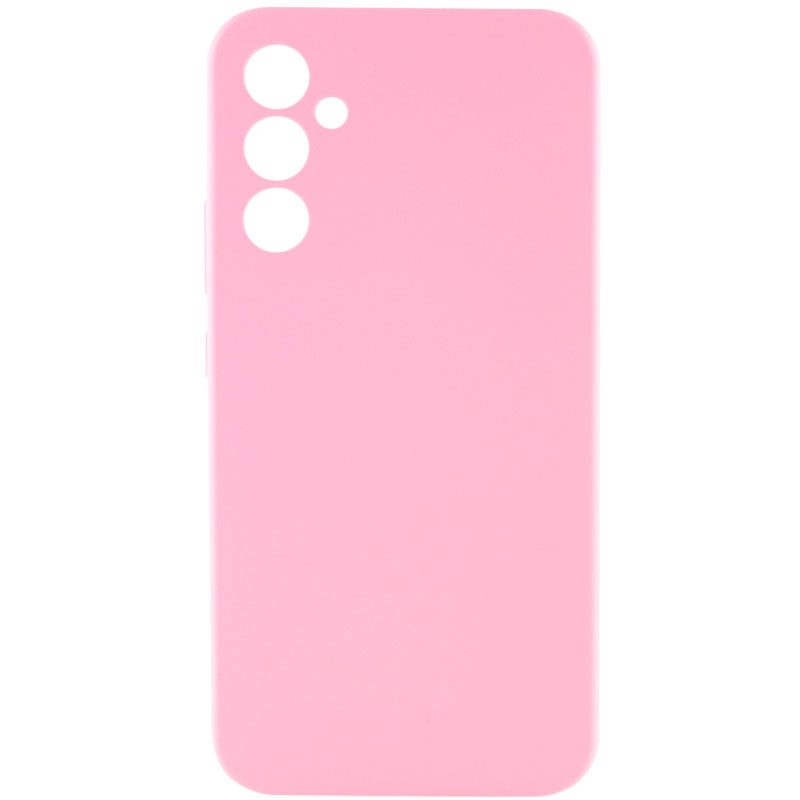 Чехол Silicone Cover Lakshmi Full Camera (AAA) для Samsung Galaxy A34 5G (Розовый / Light pink)