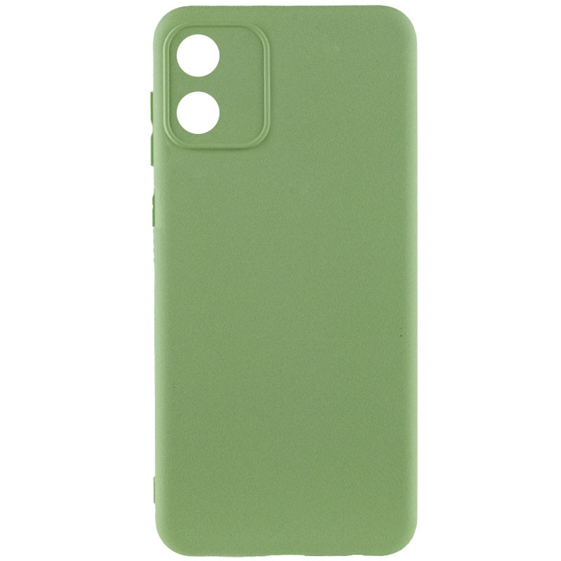 Чехол Silicone Cover Lakshmi Full Camera (A) для Motorola Moto E13 (Зеленый / Pistachio)