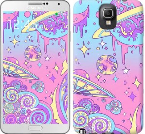 Чехол Розовая галактика для Samsung Galaxy Note 3 N9000