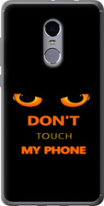 Чехол Don't touch the phone для Xiaomi Redmi Note 4