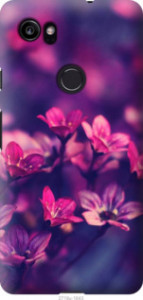 Чехол Пурпурные цветы для Google PixeL 2 XL