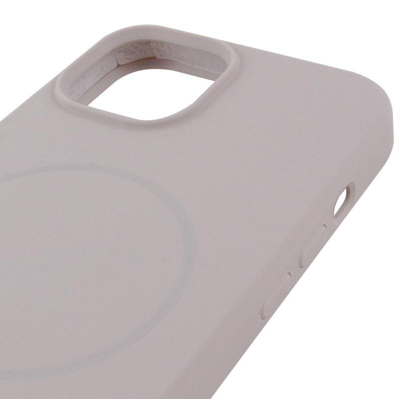 Чехол Silicone Case Full Protective (AA) NO LOGO with Magnetic Safe для Apple iPhone 11 Pro (5.8") (Серый / Light Grey) в магазине vchehle.ua