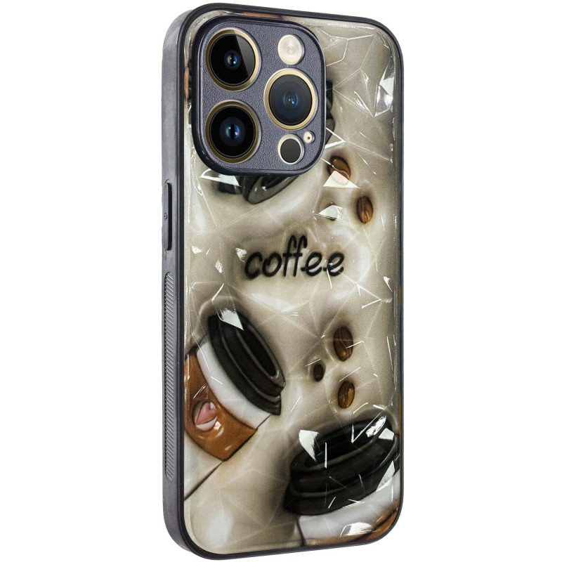 TPU+PC чохол Prisma Plushie на Apple iPhone 15 Pro Max (6.7") (Coffee)