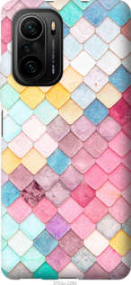 

Чехол Красочная черепица для Xiaomi Poco F3 1169088