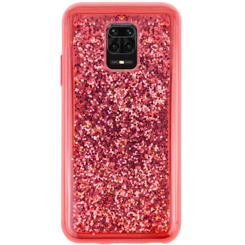 

TPU+PC чехол Sparkle (glitter) для Xiaomi Redmi Note 9 Pro Max (Красный) 911192