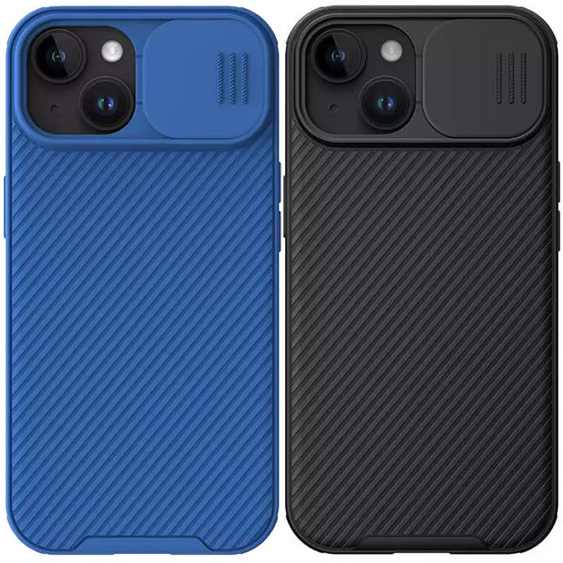 Карбоновая накладка Nillkin CamShield Pro для Apple iPhone 15 Plus (6.7")