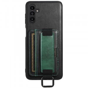 Шкіряний чохол Wallet case and straps на Samsung Galaxy A24 4G