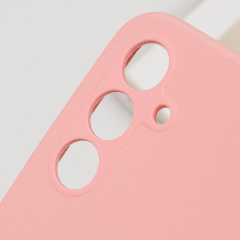 Купить Чехол Silicone Cover Lakshmi Full Camera (AA) для Samsung Galaxy A35 (Розовый / Pink) на vchehle.ua