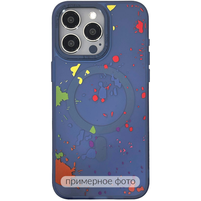 Чохол TPU+PC Flush with Magnetic Safe на Samsung Galaxy S25 Ultra (Dark blue)