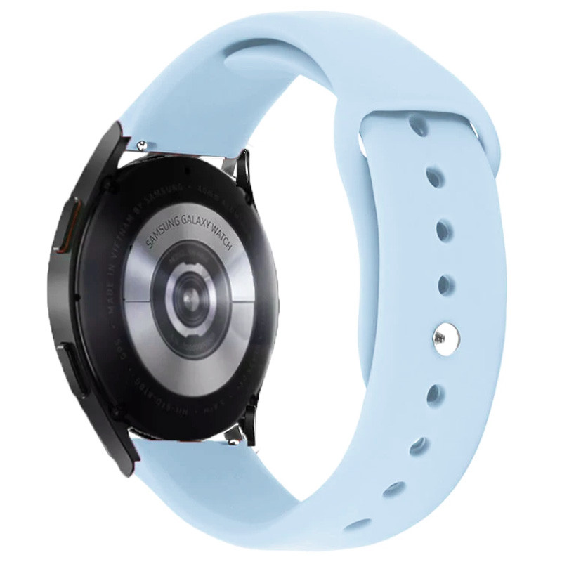 Силиконовый ремешок Sport для Smart Watch 22mm (Голубой / Light Blue)