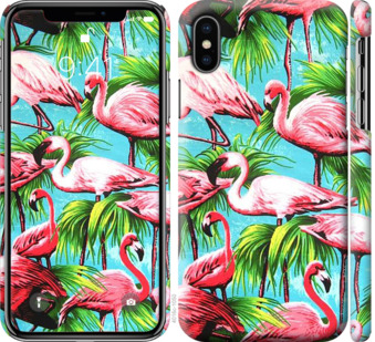 

Чехол Tropical background для iPhone X (5.8") 669863