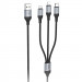 Дата кабель Hoco X102 Fresh 3in1 USB to Lightning + MicroUSB + Type-C (1m)