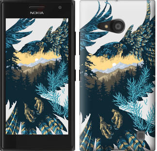 

Чохол Арт-орел на тлі природи на Nokia Lumia 730 239442