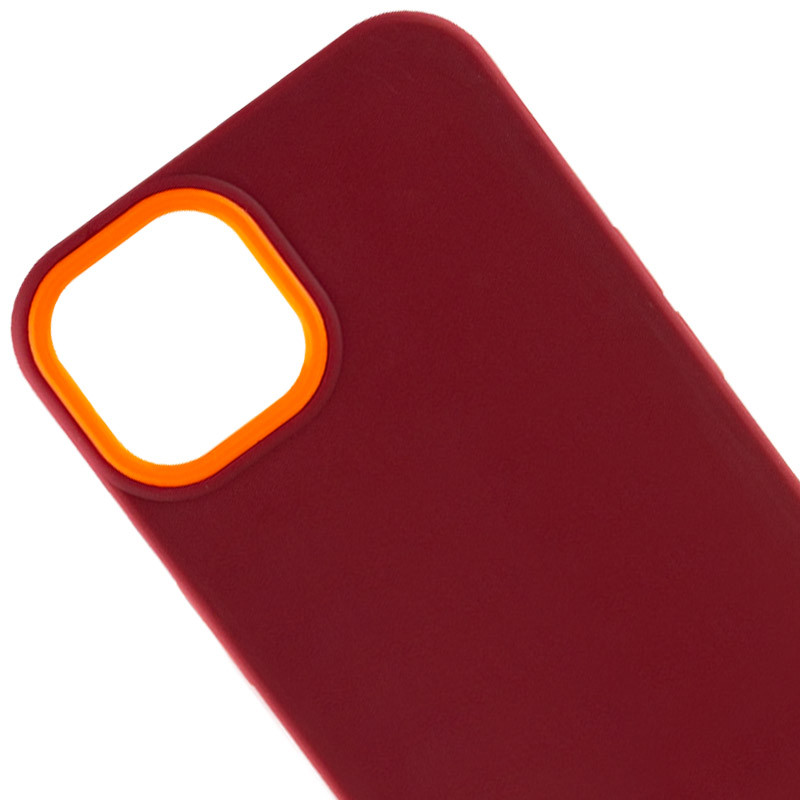 Фото Чохол TPU+PC Bichromatic на Apple iPhone 12 Pro / 12 (6.1") (Brown burgundy / Orange) на vchehle.ua