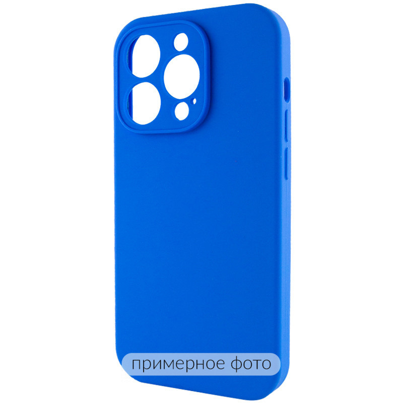 Фото Чохол Silicone Case Full Protective (AA) NO LOGO на Apple iPhone 16 Pro (6.3") (Синій / Capri Blue) в маназині vchehle.ua