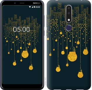 

Чохол Ілюстрація нічного міста на Nokia 3.1 Plus 690656