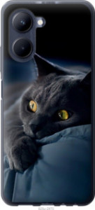 Чехол Дымчатый кот для Realme C33