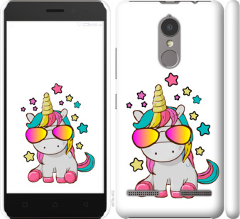 

Чохол Єдиноріг в окулярах на Lenovo K6 911675