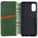Фото Шкіряний чохол-книжка GETMAN Cubic (PU) на Oppo A38 / A18 (Зелений) в маназині vchehle.ua