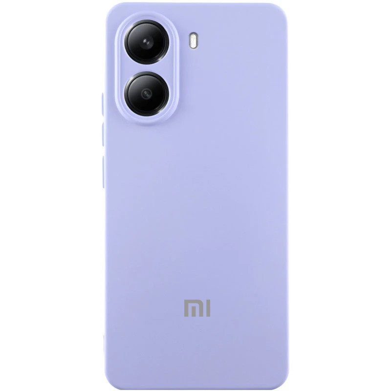 Чохол Silicone Cover Lakshmi Full Camera (AA) with logo на Xiaomi Poco X7 Pro (Бузковий / Dasheen)