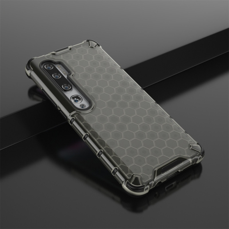Фото Ударостійкий чохол Honeycomb на Xiaomi Mi Note 10 / Note 10 Pro / MI CC9 Pro (Чорний) в маназині vchehle.ua