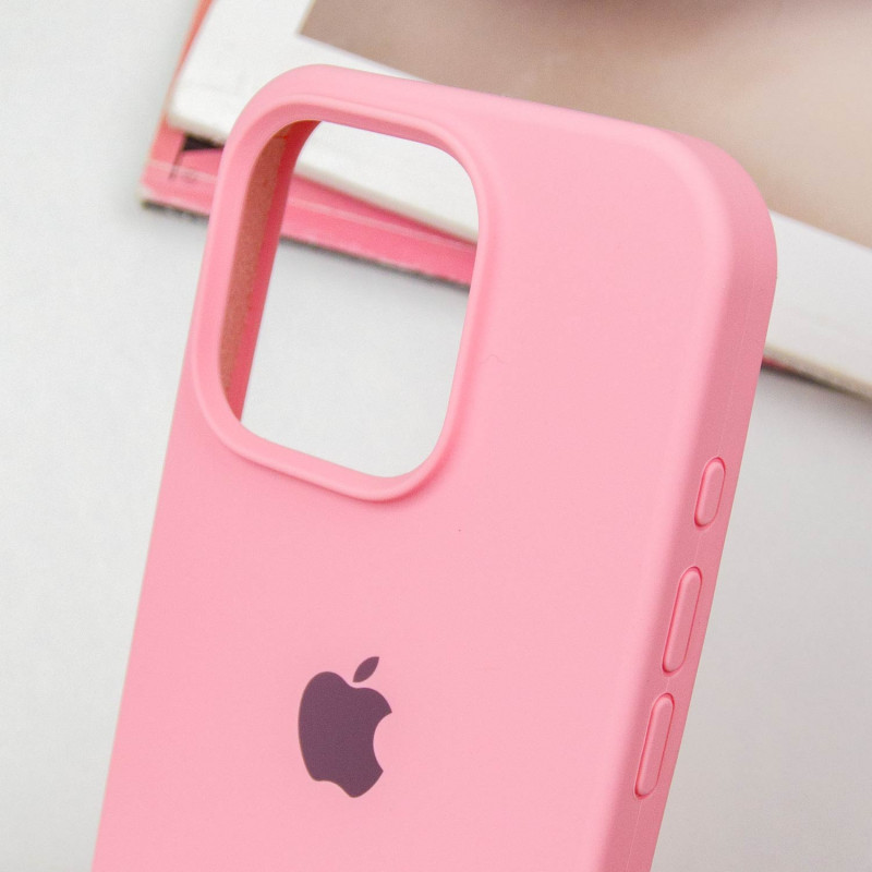 Чохол Silicone Case Full Protective (AA) на Apple iPhone 13 Pro Max (6.7") (Рожевий / Light pink) в магазині vchehle.ua