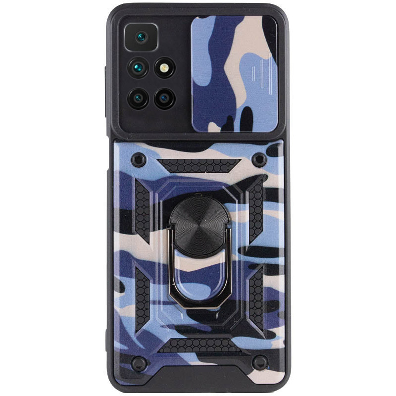 Фото Ударопрочный чехол Camshield Serge Ring Camo для Xiaomi Redmi 10 (Фиолетовый / Army Purple) на vchehle.ua