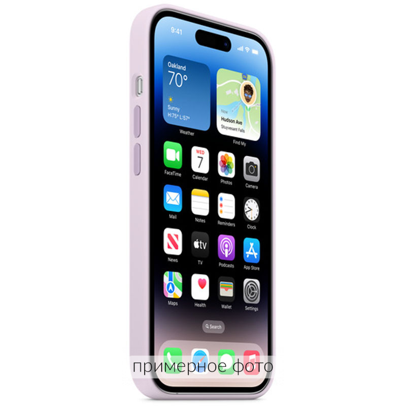 Фото Чехол Silicone Case Full Protective (AA) для Apple iPhone 16 Plus (6.7") (Сиреневый / Lilac) на vchehle.ua